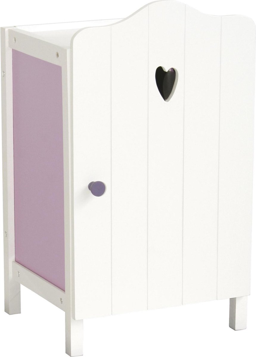 Roba Poppenkledingkast Fienchen Junior 31 X 25 Cm Mdf Roze