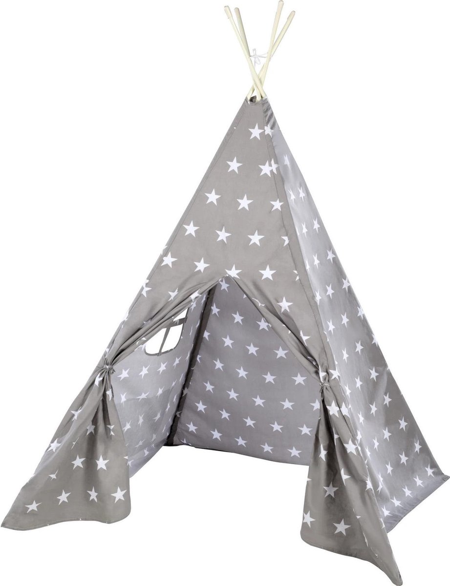   Tipi   Junior 115 X 115 X 156 Cm Polyester Grijs