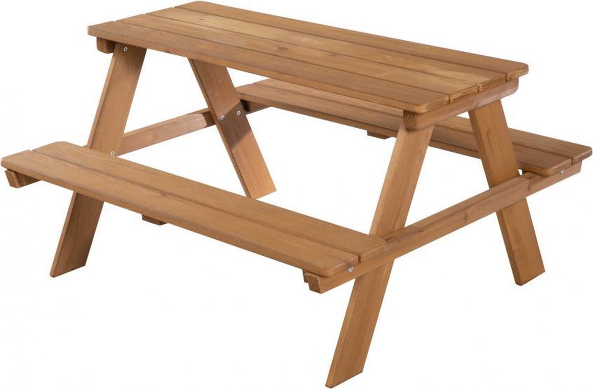 picknicktafel Outdoor+ junior 84,5 x 89 x 50 cm bruin