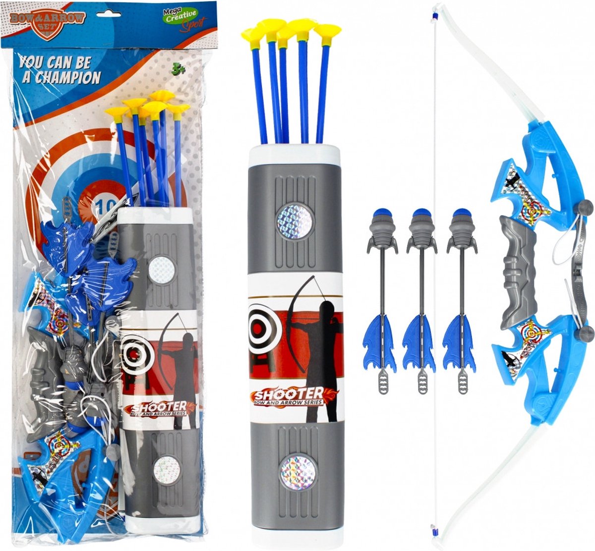   speelgoed handboog set , 65 x 26 x 6 cm.