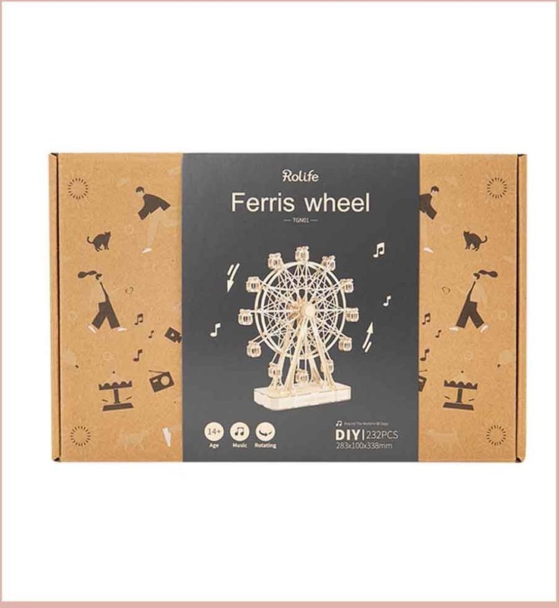 ROBOTIME MODERN  Ferris Wheel Music Box TGN01