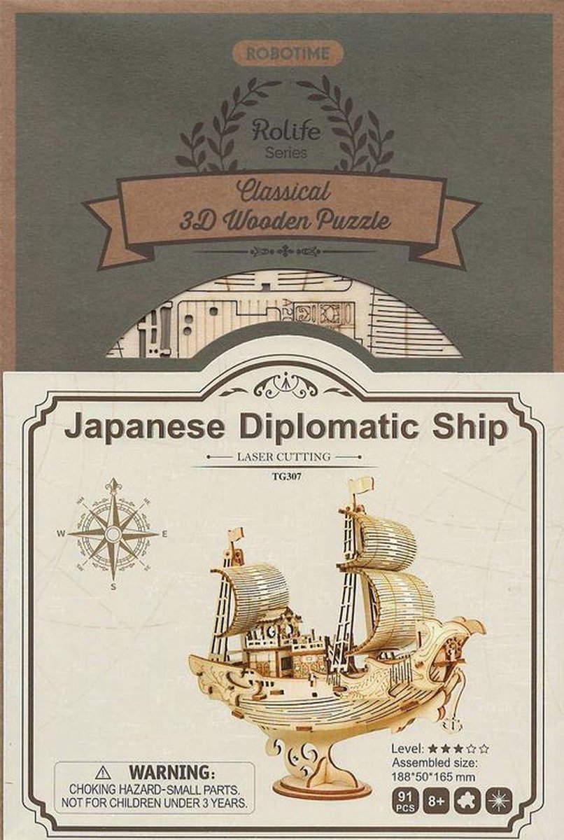 ROBOTIME TG307 Japanese Diplomatic Ship