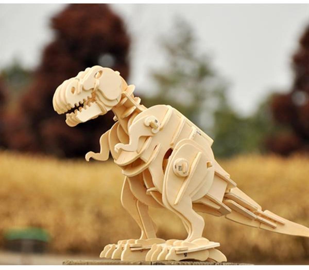 Robotime - DIY Walking T-REX - Houten bouwpakket