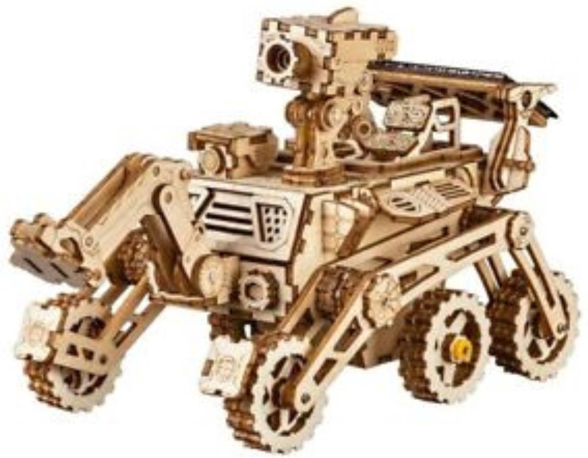 Robotime Harbinger Rover Space Modelbouw Bouwpakket Hout 3D Puzzel Tieners Volwassenen