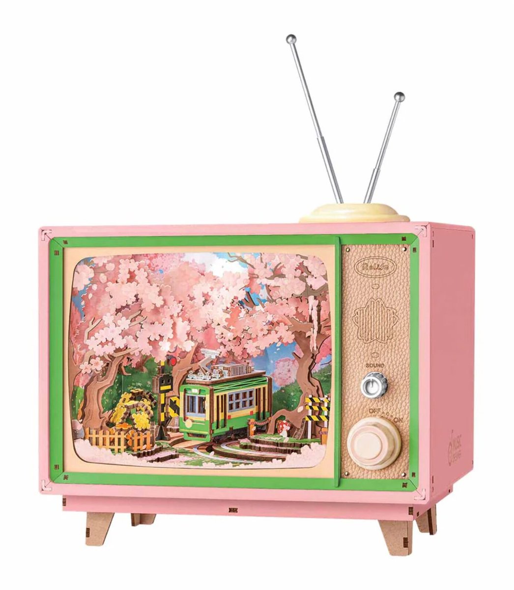 Robotime Sakura Dreamy Tour - AMT02 - Rolife Music Dreamer Series - Bouwpakket - Knutselen - Modelbouw - Cadeautip - Miniatuur