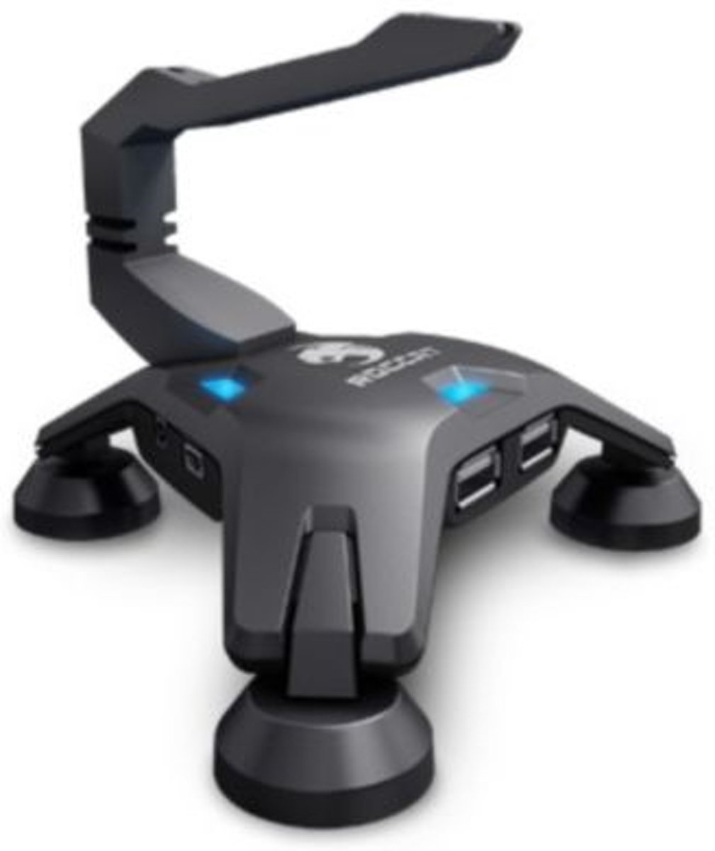 Roccat Apuri Active USB-HUB & Muis Bungee Zwart PC