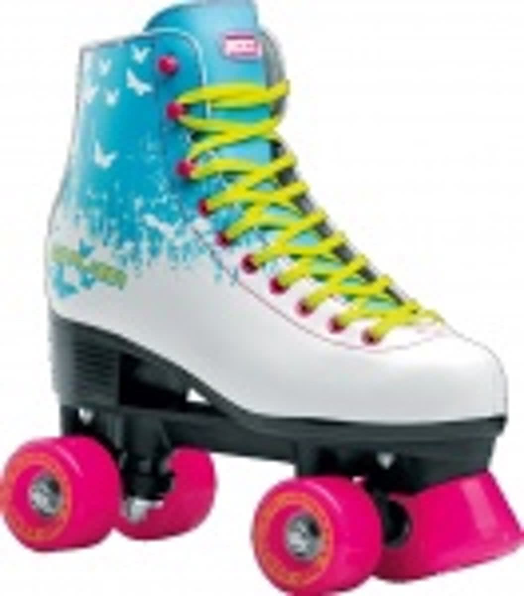 Roces Rolschaatsen Le Plaisir Dames Wit/blauw/roze Maat 35