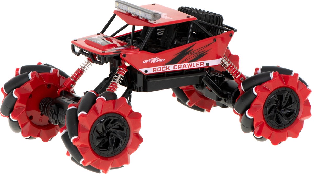 RC Voertuig Drift Crawler - 2.4 Ghz - 1:16 - Rood - 4WD