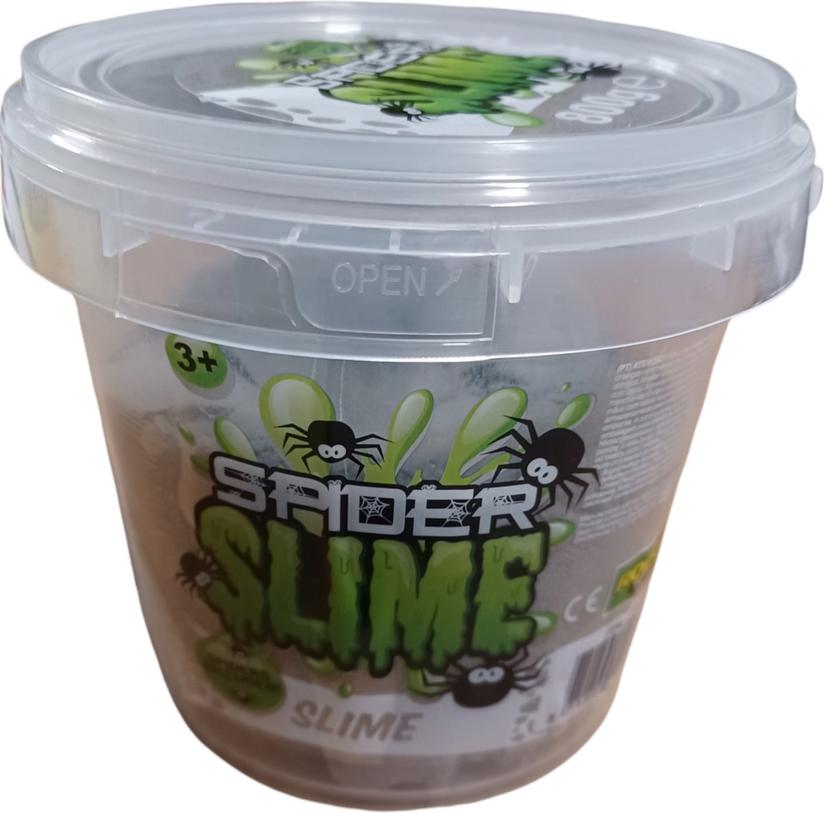 Spider Magic zand 800 gr - Spider slijm -   - met spinnetjes - GRIJS