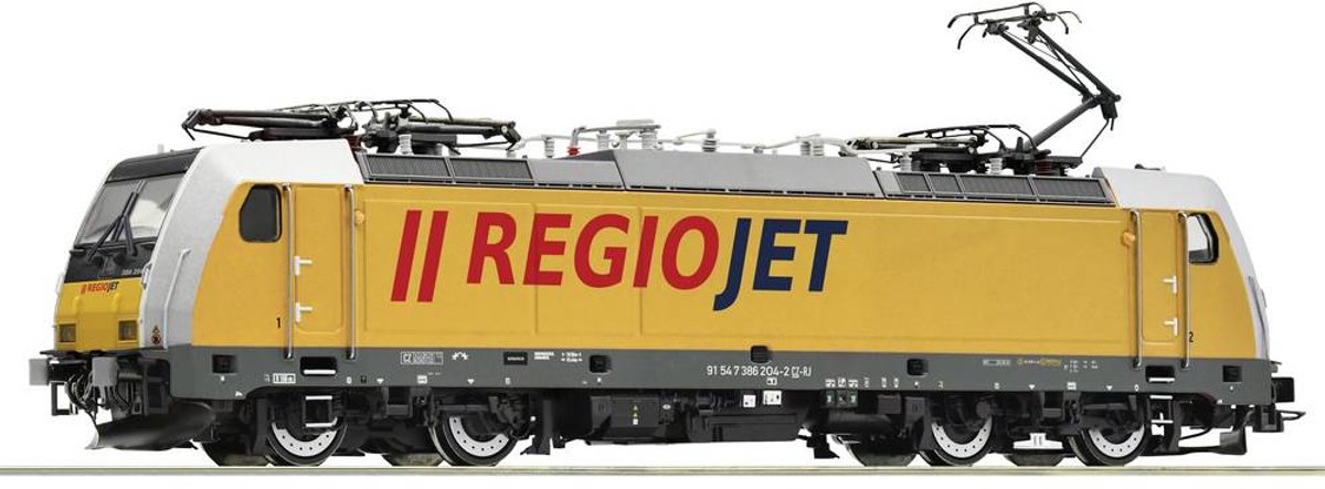   7500102 H0 elektrische locomotief 386 204-2 van de Regiojet