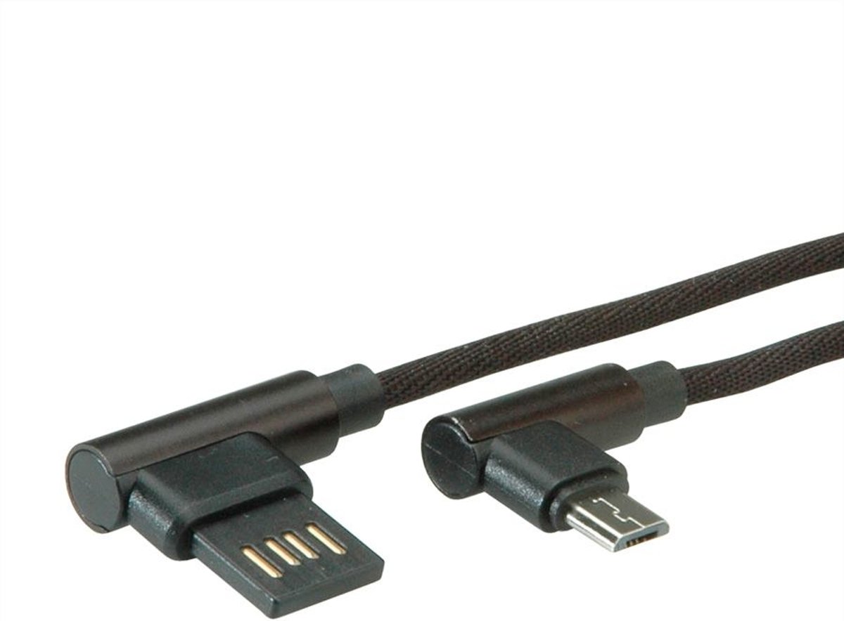 ROLINE 11.02.8722 USB-kabel 3 m USB A Micro-USB B Mannelijk