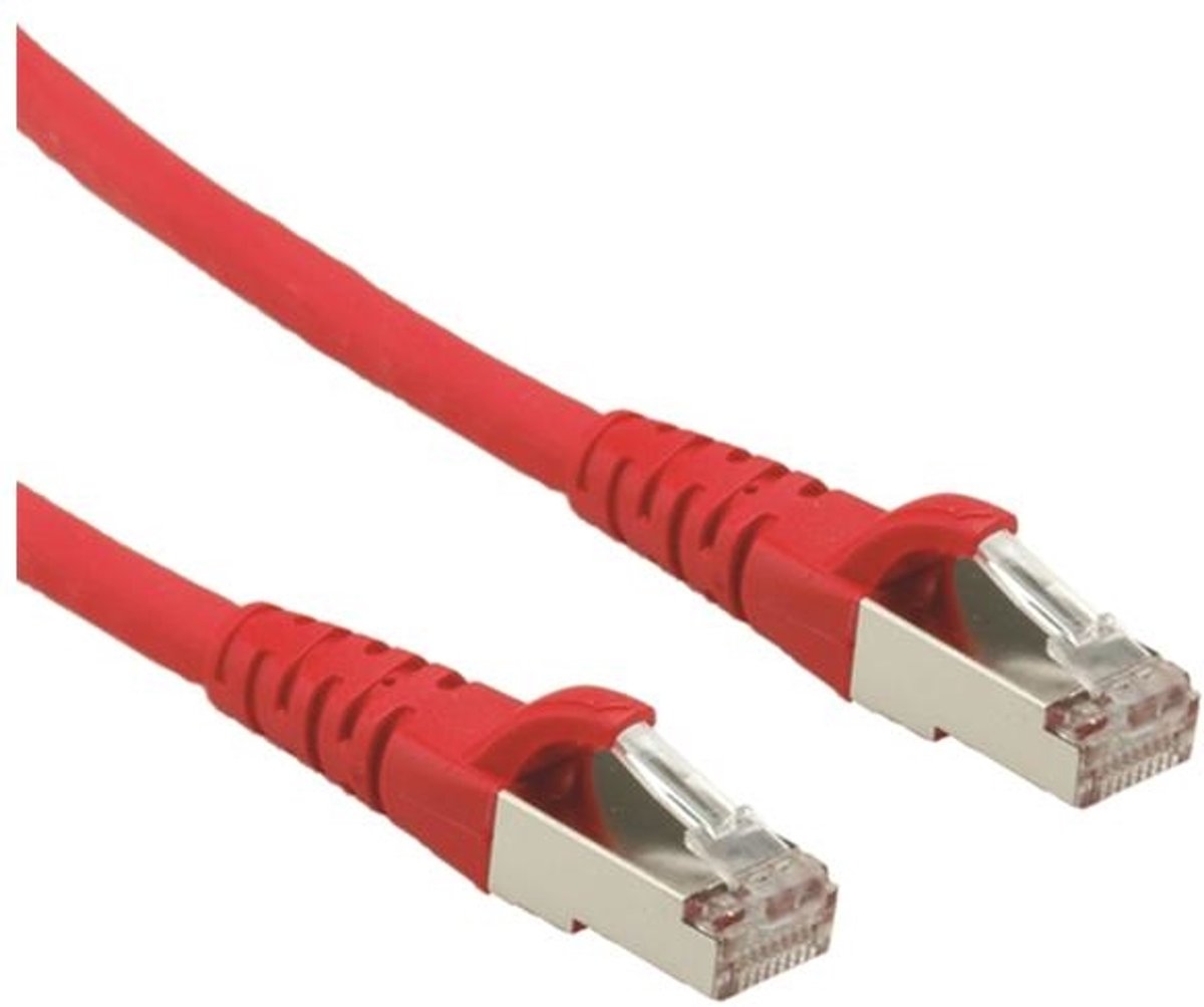 ROLINE CAT.6a S/FTP 15m Cat6a S/FTP (S-STP) Rood netwerkkabel