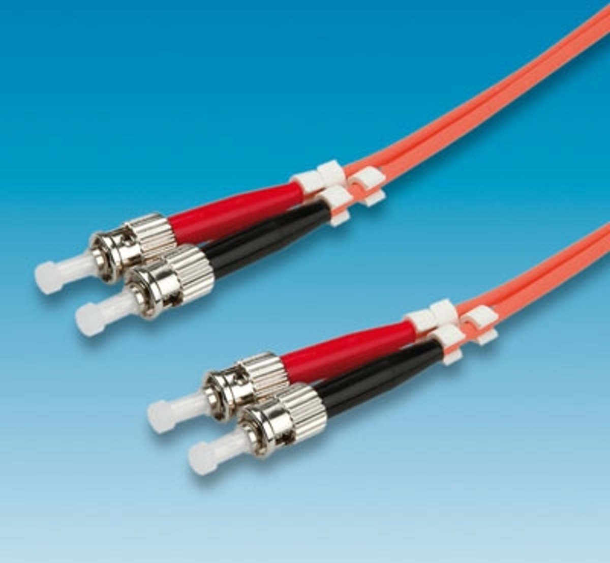 ROLINE FO cable 62.5/125µm, ST/ST, Orange, 5m 5m ST ST Oranje Glasvezel kabel