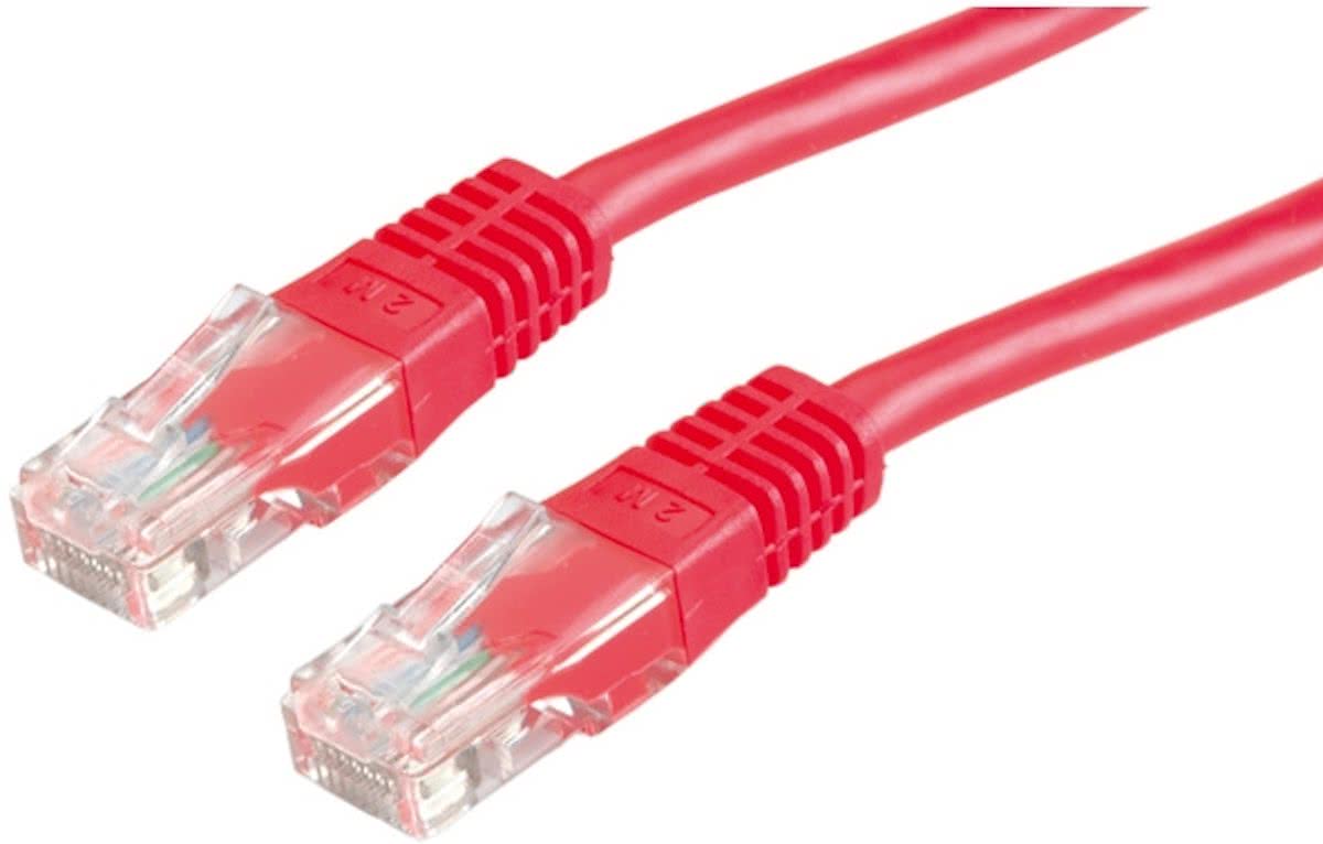 ROLINE UTP Patchkabel Cat. 5e, rood 10,0m