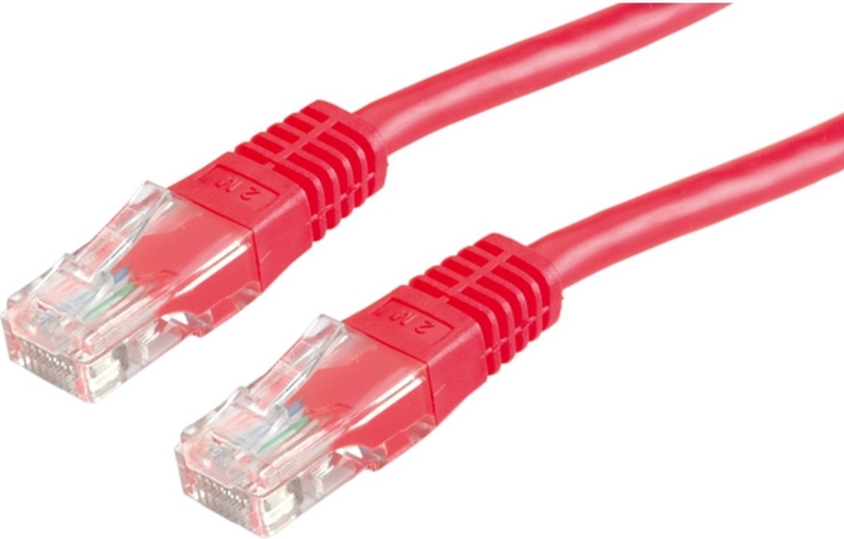 ROLINE UTP Patchkabel konf. Cat. 5e, rood 20,0m