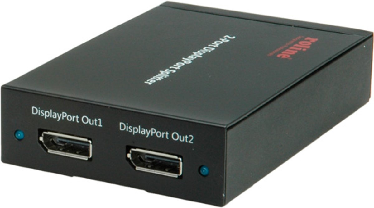 Roline 1x DisplayPort naar 2x DisplayPort splitter - 4K