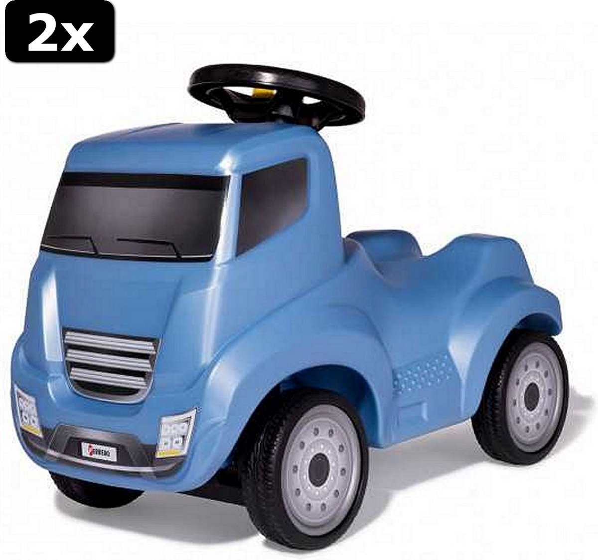 2x Rolly Toys 172016 FerbedoTruck Bio Loopauto Blauw