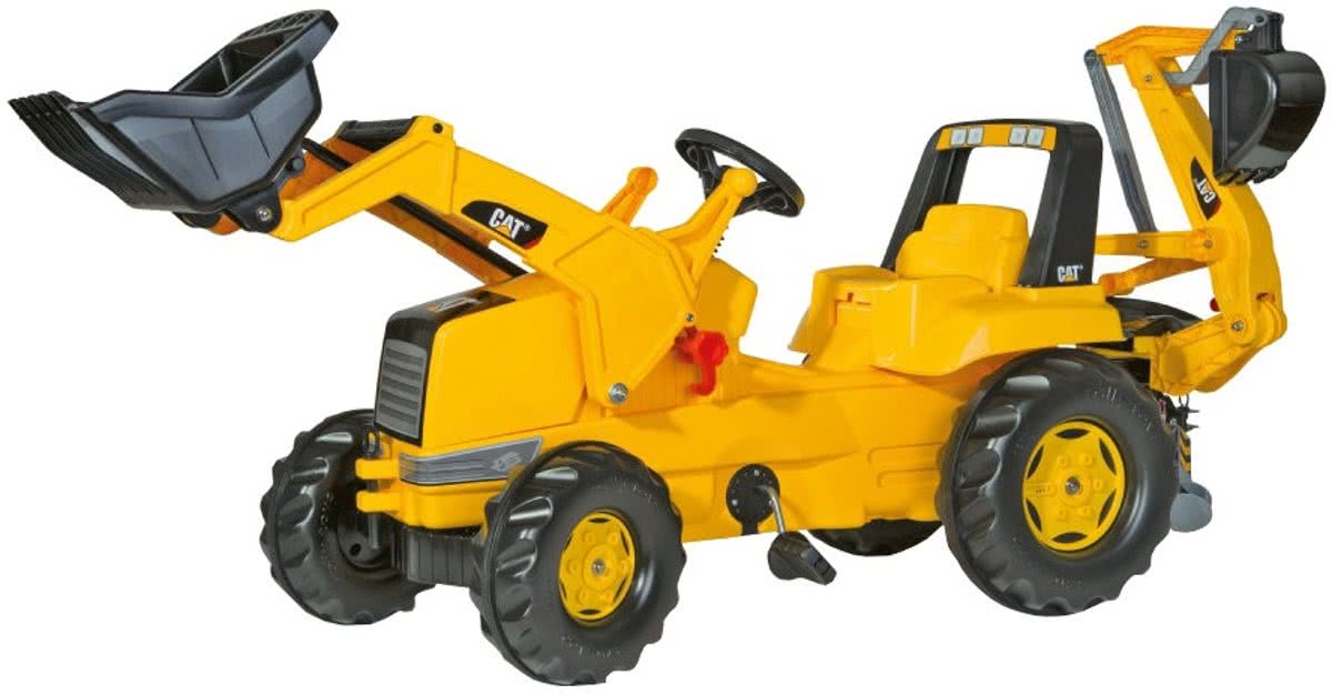 Rolly Junior CAT traptractor met voor- en achterlader