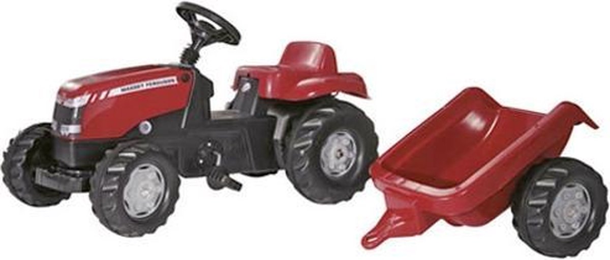 Rolly Toys 012305 RollyKid Massey Ferguson Tractor + Aanhanger