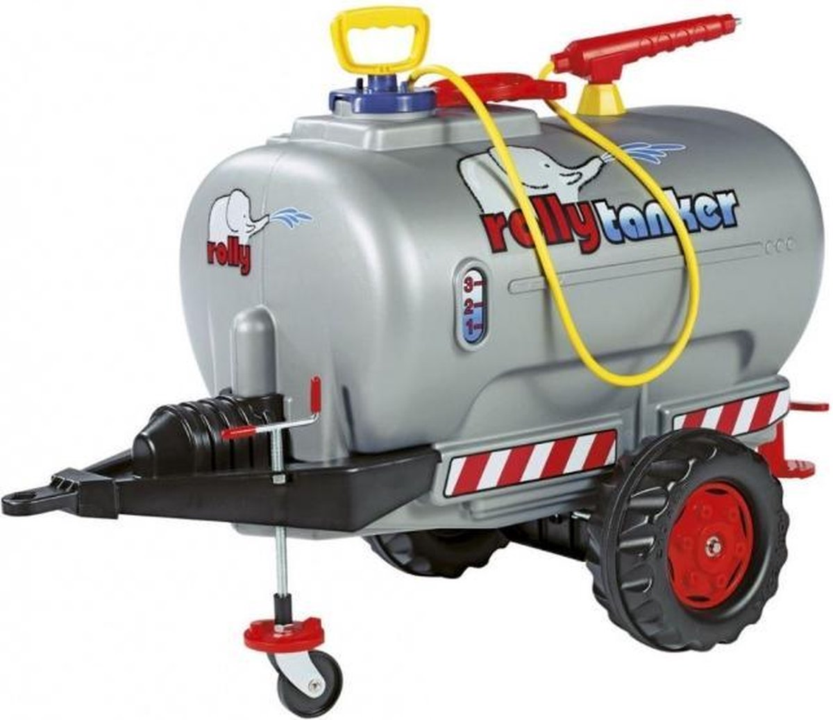 giertank RollyTanker met pomp junior zilver