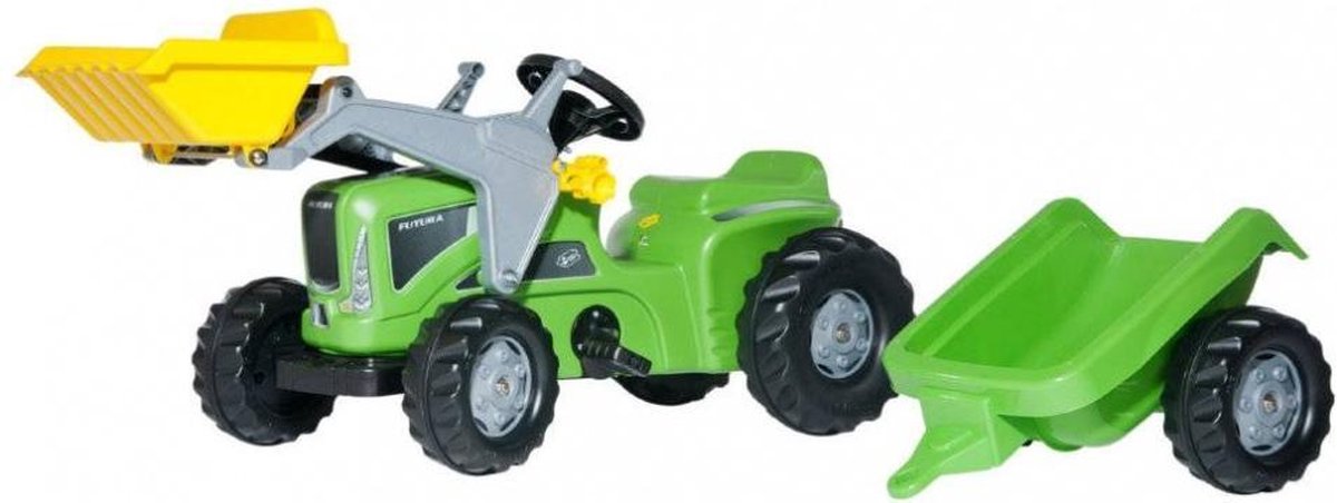 traptractor RollyKiddy Futura groen/zwart