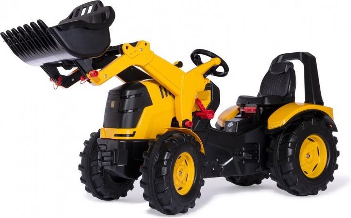 traptractor RollyX-Trac Premium JCB met voorlader geel/zwart