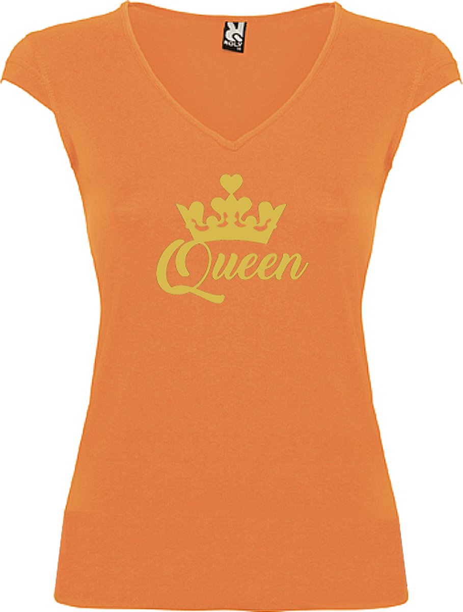 Oranje T shirt met  