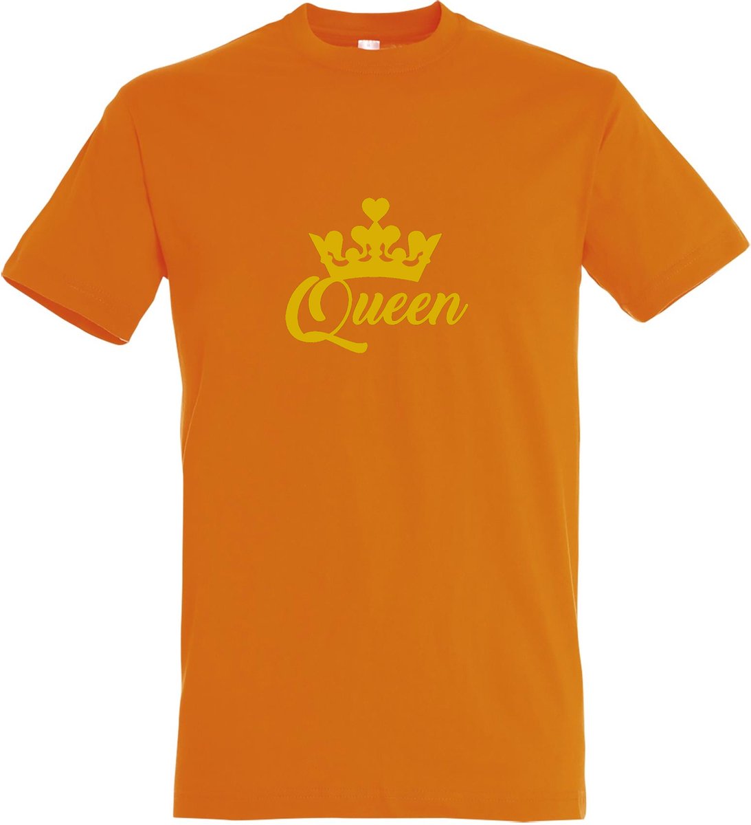 Oranje T shirt met  