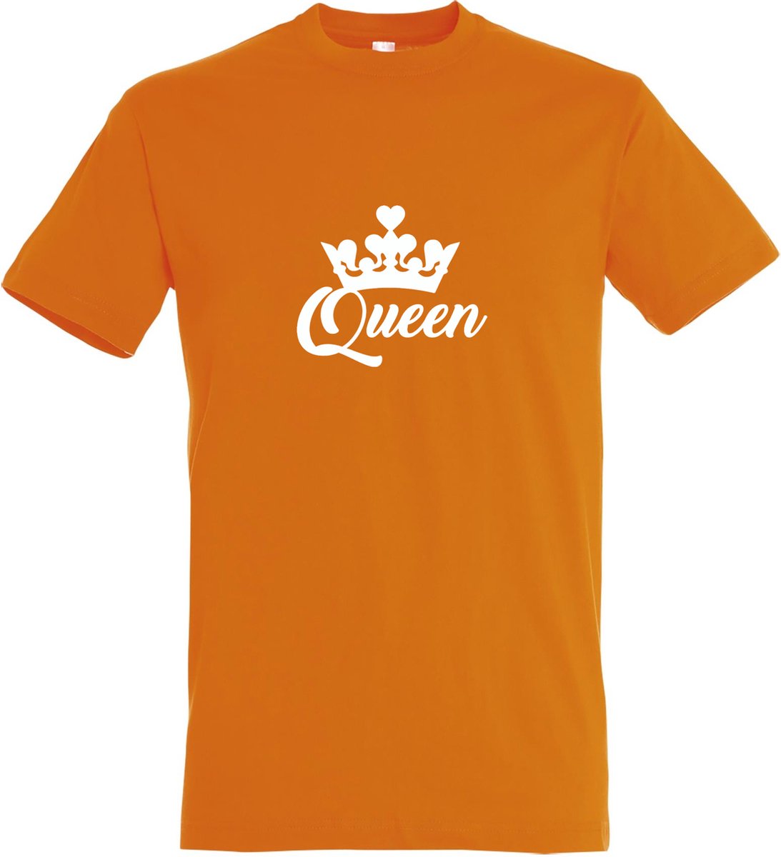 Oranje T shirt met  