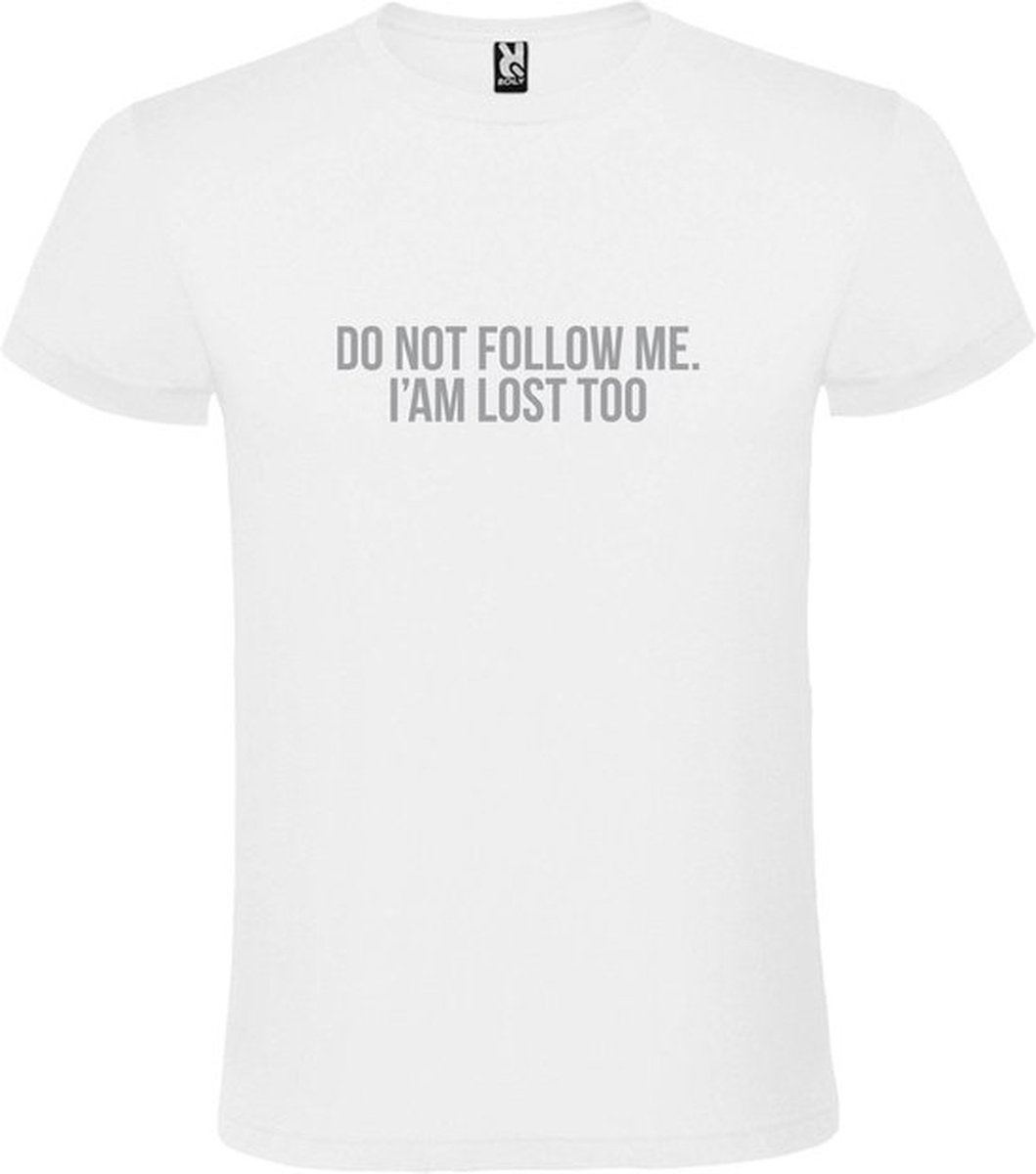 Wit  T shirt met  print van 