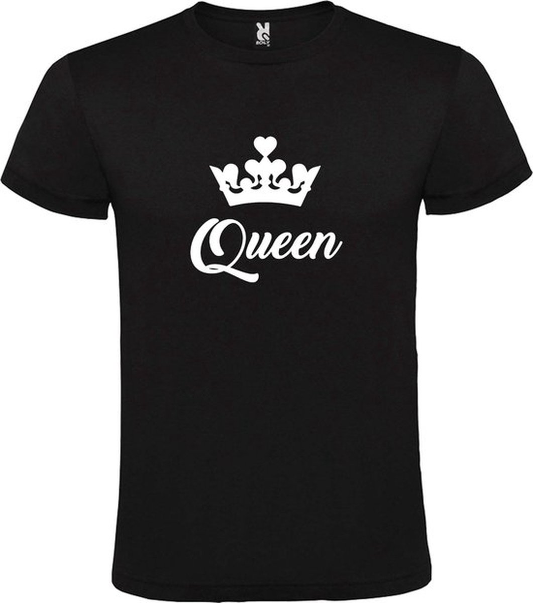 Zwart T shirt met print van 