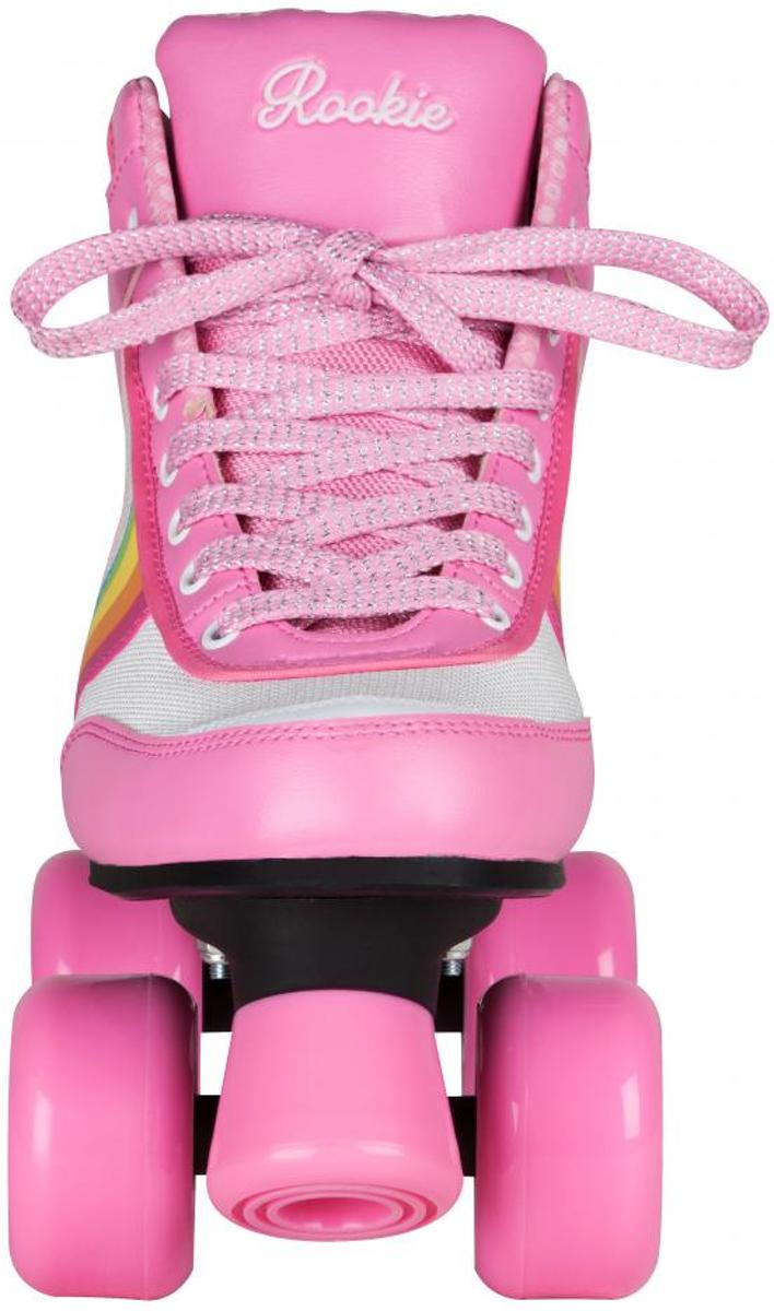 Rookie Forever V2 Rollerskate in Roze met Regenboog -34