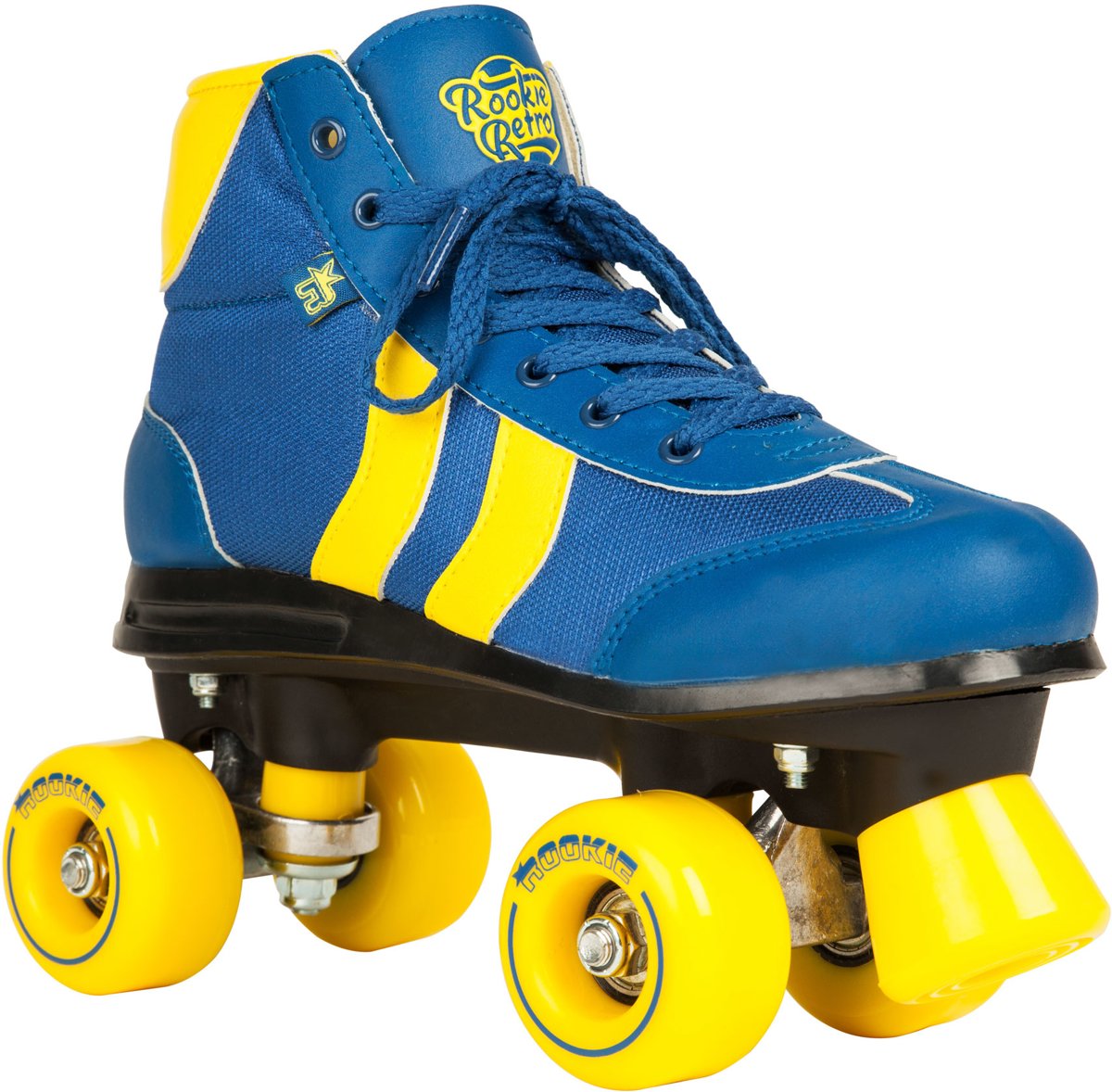 Rookie Rolschaatsen - Maat 40.5 - Jongens en meisjesKinderen en volwassenen - blauw - geel - zwart