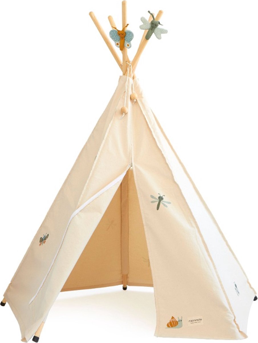 Roommate Hippie Tipi Tent Wit Insecten