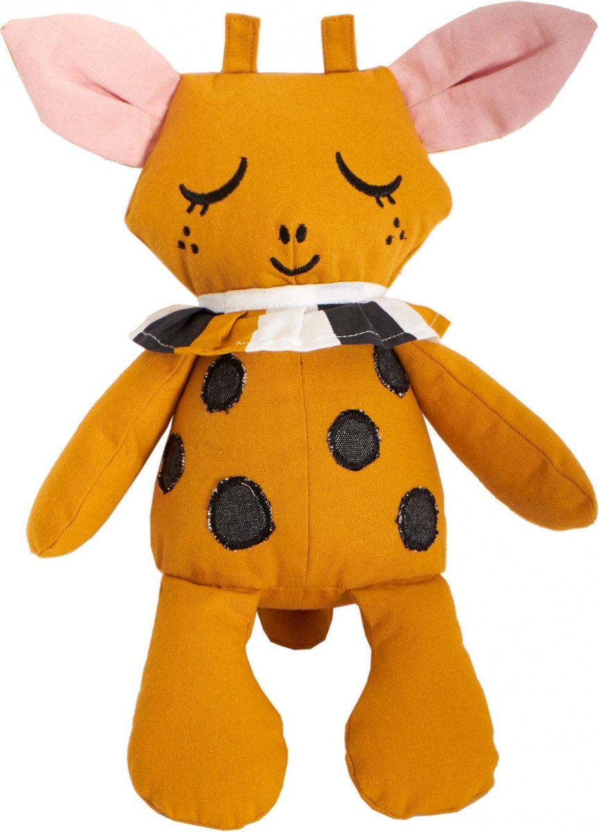 Roommate Knuffeldier Goldy The Giraffe Biologisch 40 Cm Oranje