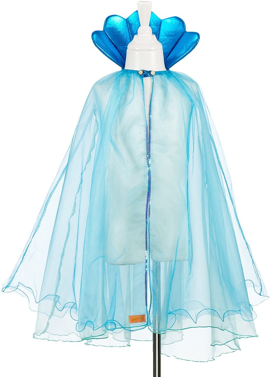 Rose & Romeo Souza Maryola cape zeemeermin, blauw 3-4 jaar/ 98-104 cm (1 stuk)