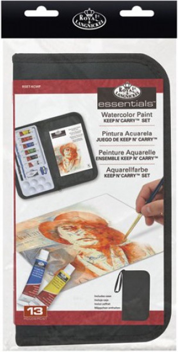 Etui aquarel verven