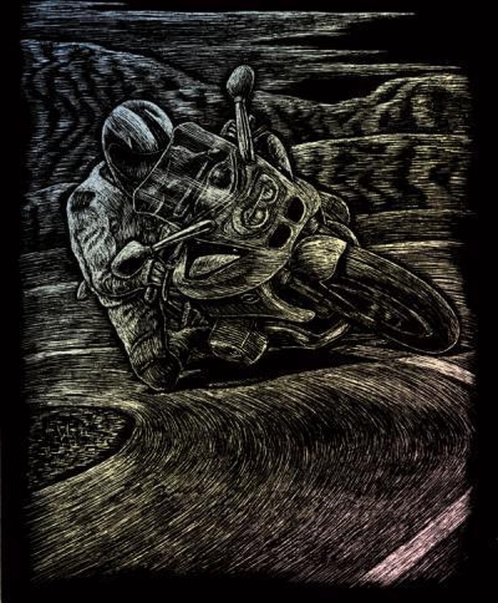 HOLO19 HOLOGRAPHIC ENGRAVING MOTORCYCLING RACING