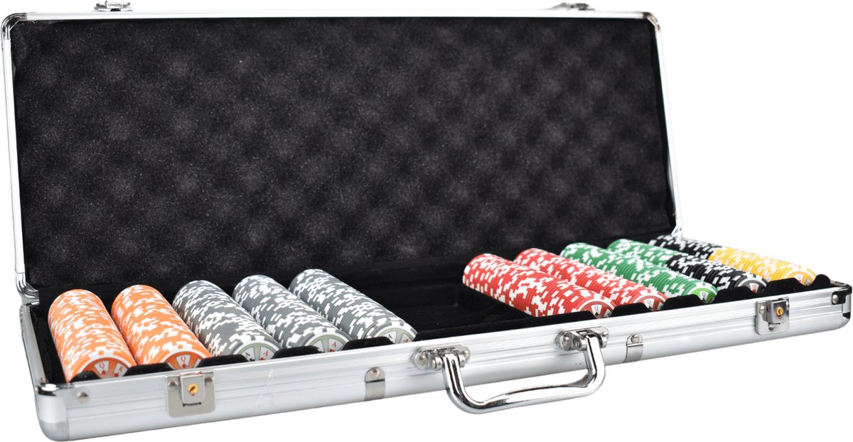   ABS Cashgame   500 poker chips - pokerkoffer - pokersets - pokerfiches - pokerchips