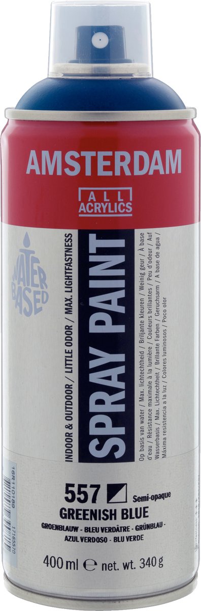 Amsterdam acrylspray 400 ml 557 groenblauw