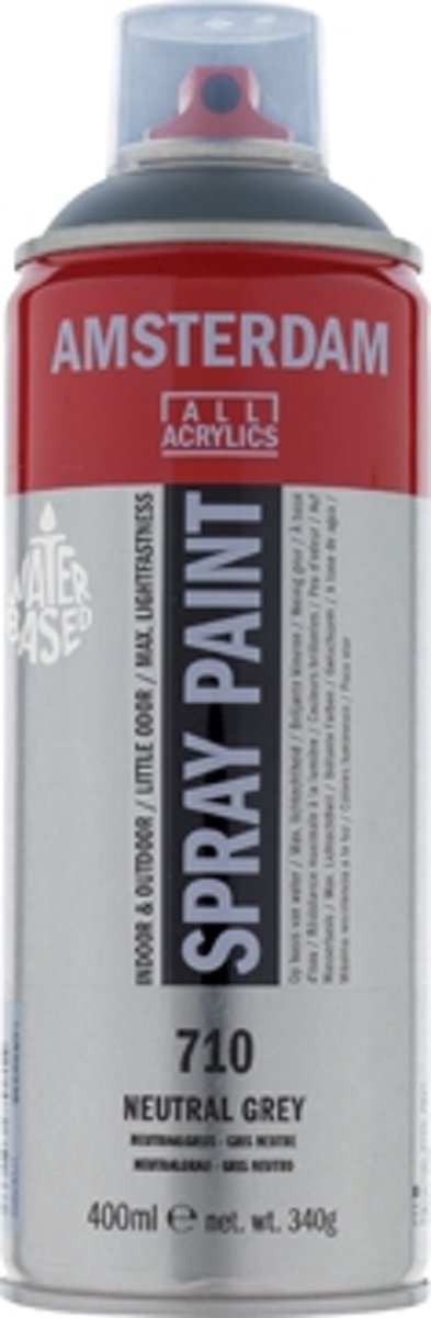 Amsterdam acrylspray 400 ml neutraal grijs