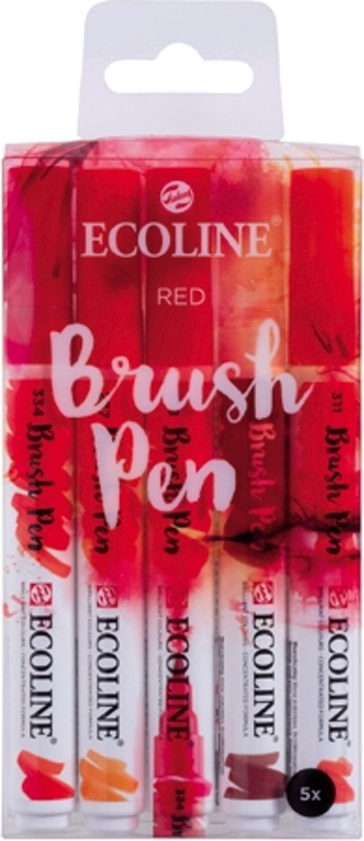 Ecoline brushpen set 5 