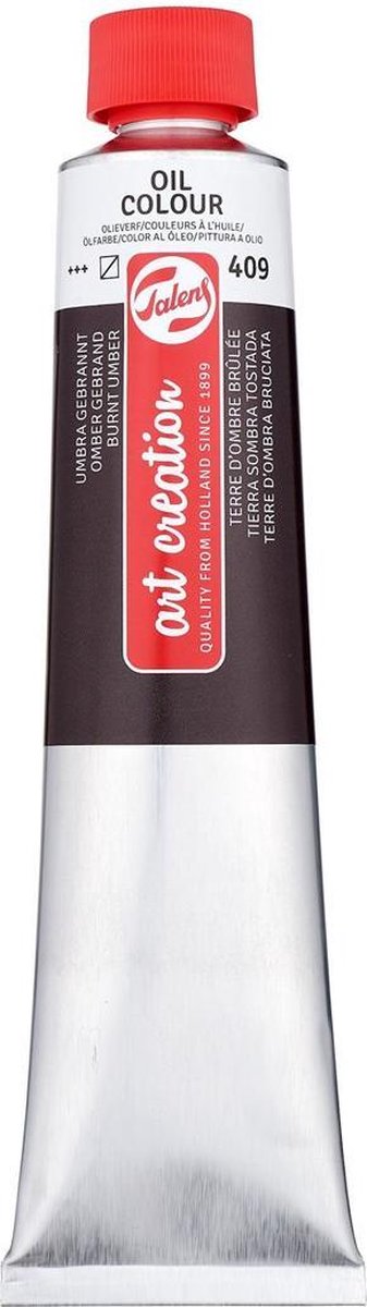 Talens Art creation Olieverf tube 409 Omber Gebrand 200mL