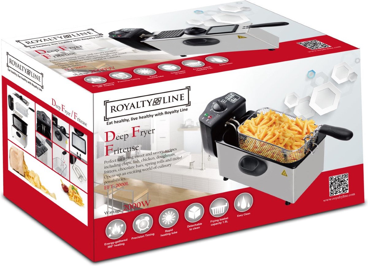 Royalty Line EFT-2000L; Deep Fryer 3L