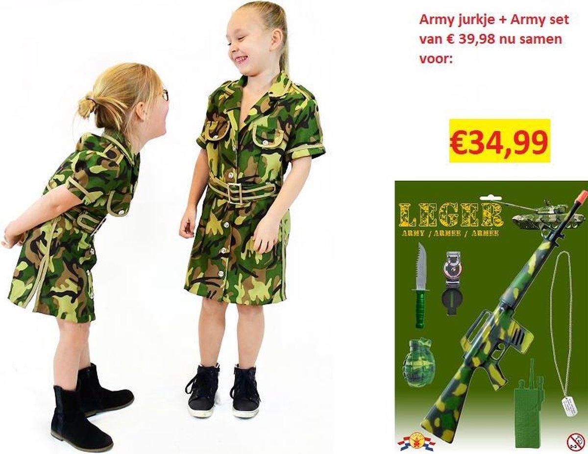 Army jurkje met Army set, maat 116