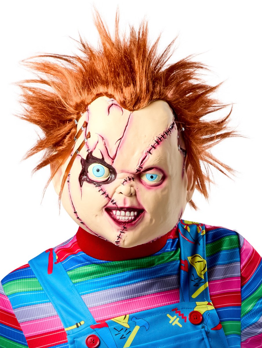 Chucky Stitched Up 3/4 Masker voor Volwassenen -   - One Size