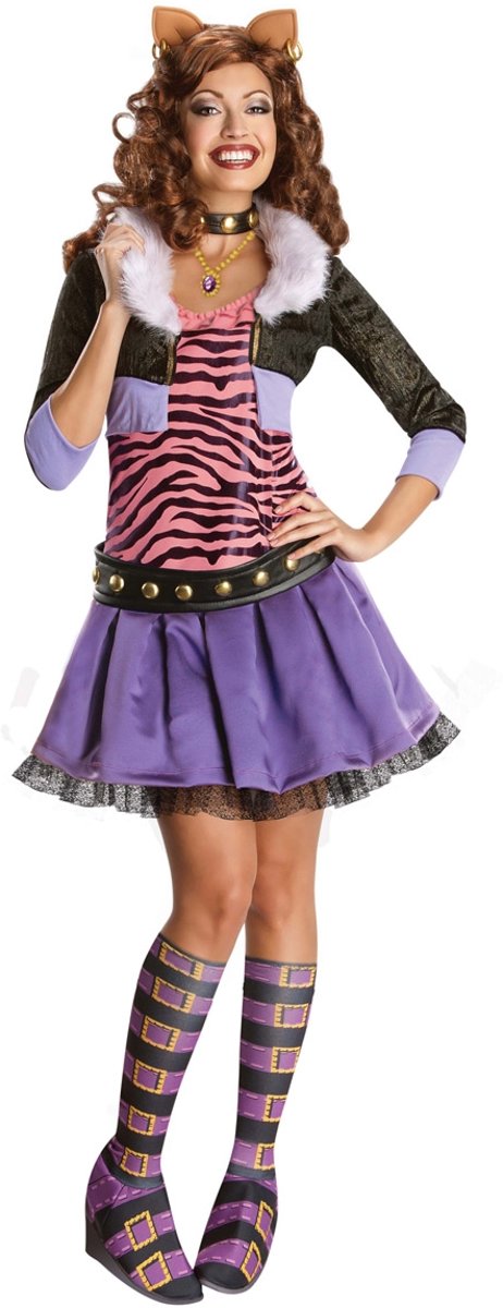 Clawdeen Wolf Monster High Dames Maat M - Verkleedkleding