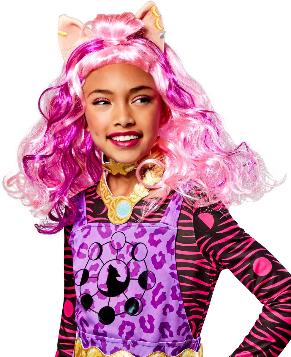 Clawdeen Wolf Pruik -   - Maat One Size