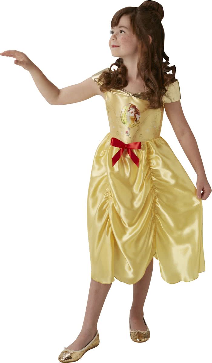 Disney Prinsessenjurk Belle Fairytale - Kostuum Kind - Maat 116/128