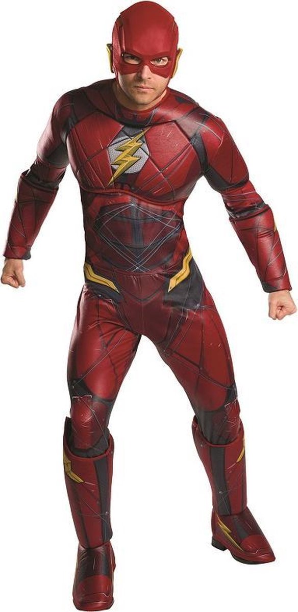 Flash Justice League Deluxe -  Adult - Maat - XL